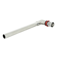Bonfix Bonfix Alu-Pers Radiatorbocht - 15cm Buis - Pers - Messing - 16x15mm