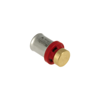 Bonfix Bonfix Alu-Pers Eindkoppeling - Pers - Messing - 16mm