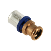 Bonfix Bonfix Alu-Pers Rechte Verloopkoppeling - Pers - Messing - 20x22mm