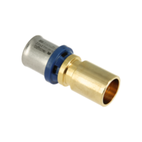Bonfix Bonfix Alu-Pers Insteekverloop - Pers - Messing - 20x22mm