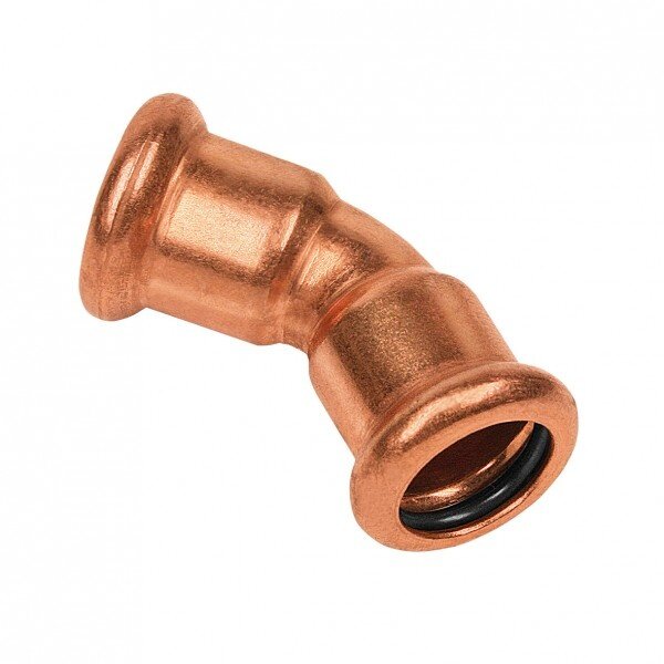 Bonfix Bonfix Press Bocht 45° - Pers - Roodkoper - 15x15mm
