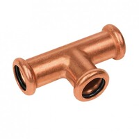Bonfix Bonfix Press Verlopend T-Koppelling - Pers - Roodkoper - 22x15x22mm