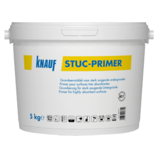 Knauf Knauf Stuc Primer - Binnen - Geel - 5kg