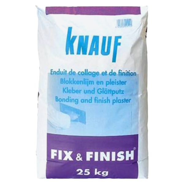 Knauf Knauf Fix & Finish Gipsmortel - 25kg