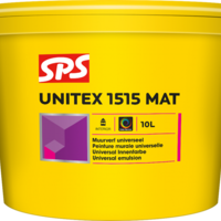 SPS SPS Unitex 1515 Mat Muurvef - 10L Wit