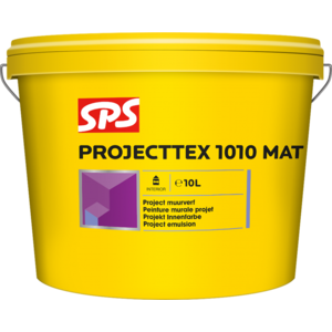 SPS Projecttex 1010 Mat Muurverf - 10L (Wit)