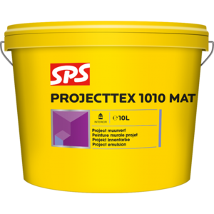 SPS Projecttex 1010 Mat Muurverf - 10L Wit