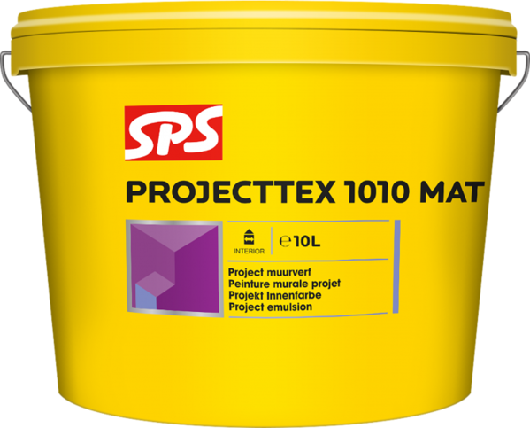 SPS SPS Projecttex 1010 Mat Muurverf - 10L (Wit)