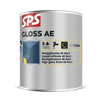 SPS SPS Gloss AE Hoogglanzend Lak - Waterbasis - Wit - 750ml