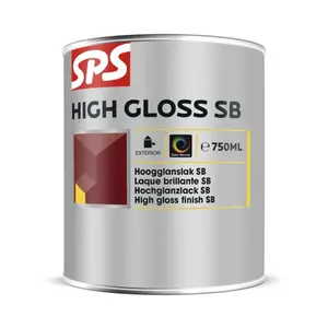 SPS High Gloss SB Hoogglanslak op Terpentinebasis - 750ml (Wit)