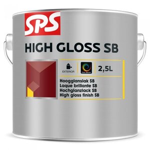 SPS High Gloss SB Hoogglanslak - RAL9010 - 2,5L