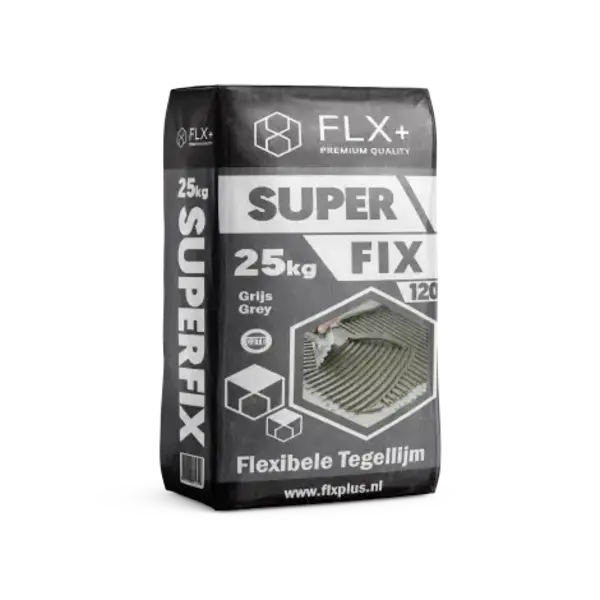 FLX+ FLX+ Superfix 120 C2TE Flexibele Tegellijm - 25kg (Grijs)