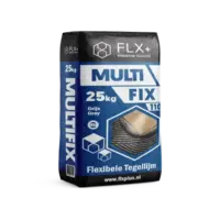FLX+ FLX+ Multifix 110 C2T Flexibele Tegellijm - Binnen & Buiten - Grijs - 25kg