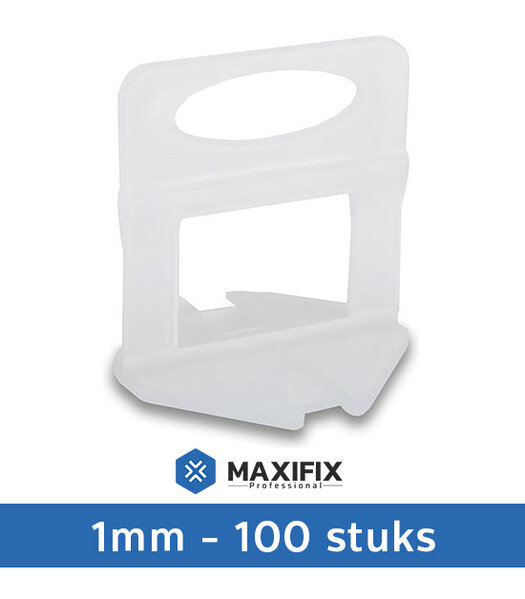 Maxifix Maxifix Levelling Clips 1mm - 100st