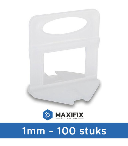 Maxifix Maxifix Levelling Clips - 1mm - 100st