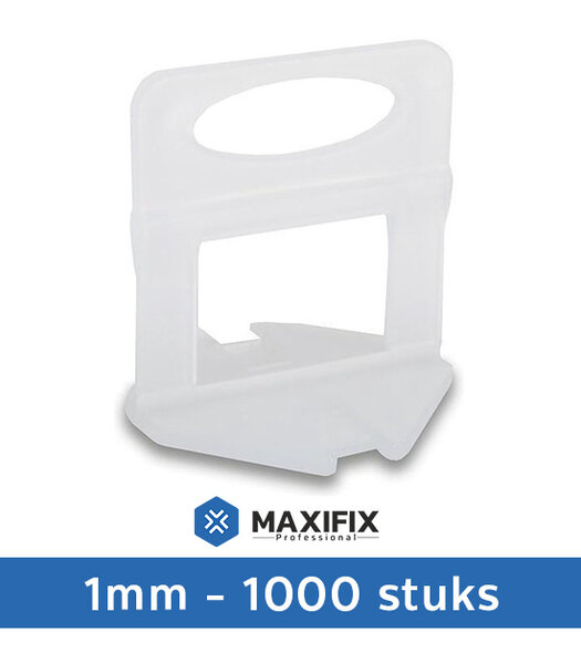 Maxifix Maxifix Levelling Clips 1mm - 1000st
