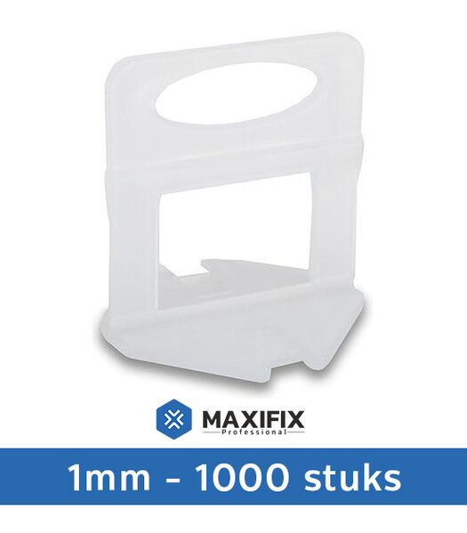 Maxifix Maxifix Levelling Clips - 1mm - 1000st
