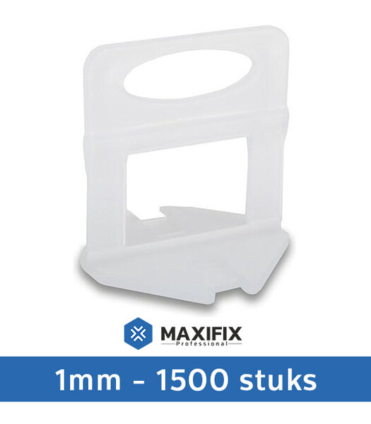 Maxifix Maxifix Levelling Clips 1mm - 1500st