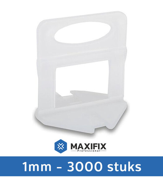 Maxifix Maxifix Levelling Clips - 1mm - 3000st