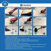 Maxifix Maxifix Levelling Clips - 1mm - 3000st