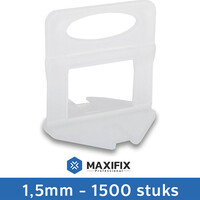 Maxifix Maxifix Levelling Clips - 1,5mm - 1500st