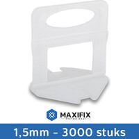Maxifix Maxifix Levelling Clips - 1,5mm - 3000st