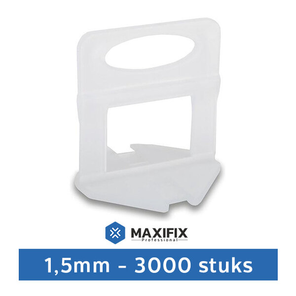 Maxifix Maxifix Levelling Clips 1,5mm - 3000st