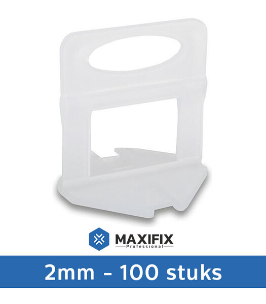 Maxifix Maxifix Levelling Clips 2mm - 100st