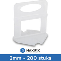 Maxifix Maxifix Levelling Clips - 2mm - 200st