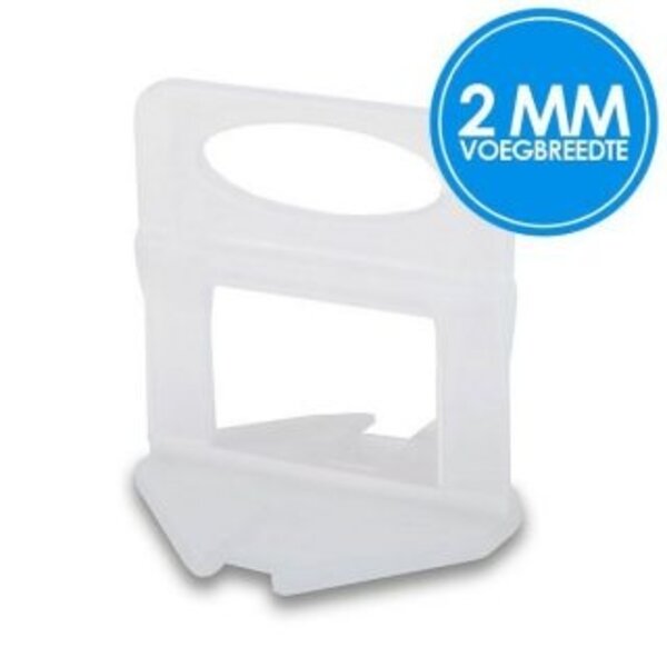Maxifix Maxifix Levelling Clips - 2mm - 1000st