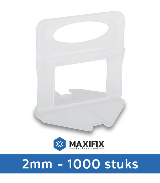 Maxifix Maxifix Levelling Clips 2mm - 1000st