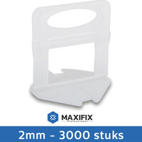 Maxifix Maxifix Levelling Clips - 2mm - 3000st