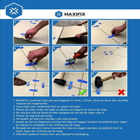 Maxifix Maxifix Levelling Clips - 3mm - 1500st