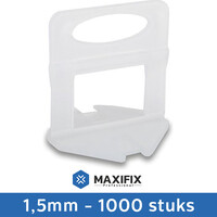 Maxifix Maxifix Levelling Clips - 1,5mm - 1000st
