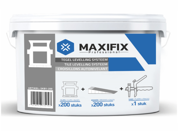Maxifix Maxifix Basic Starterskit - 2mm - 200 Stuks