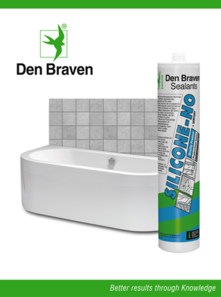 Zwaluw Den Braven Zwaluw Silicone-NO + Sanitary Siliconenkit 310ML (Transparant Grijs)