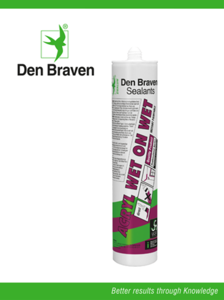 Zwaluw Den Braven Zwaluw Acryl Wet on Wet Acrylaatkit - Wit - 310ml