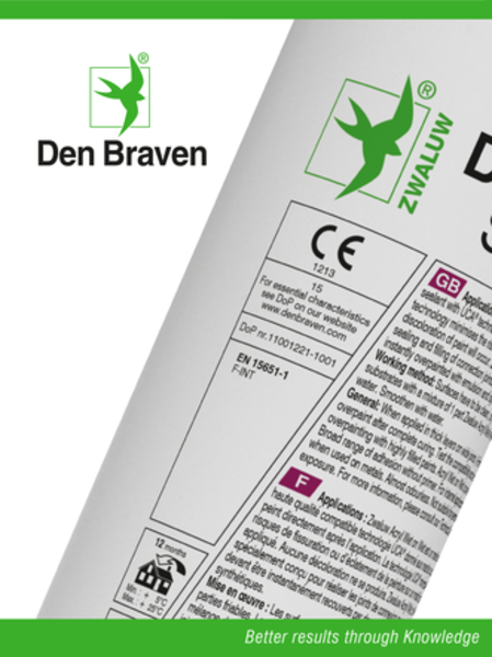 Zwaluw Den Braven Zwaluw Acryl Wet on Wet Acrylaatkit - Wit - 310ml