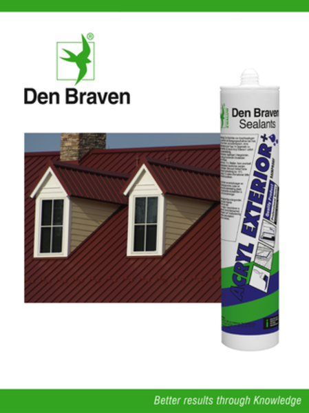 Zwaluw Den Braven Zwaluw Acryl Exterior+ Acrylkit - Wit - 310ml