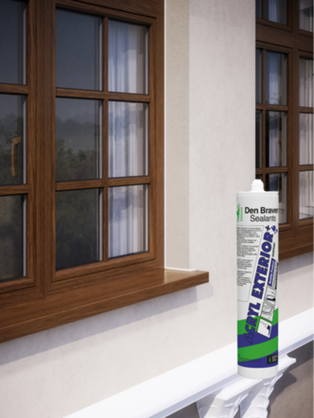 Zwaluw Den Braven Zwaluw Acryl Exterior+ Acrylkit - Wit - 310ml