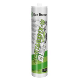 Den Braven Zwaluw Montagefix-W Montagekit - Wit - 310ml