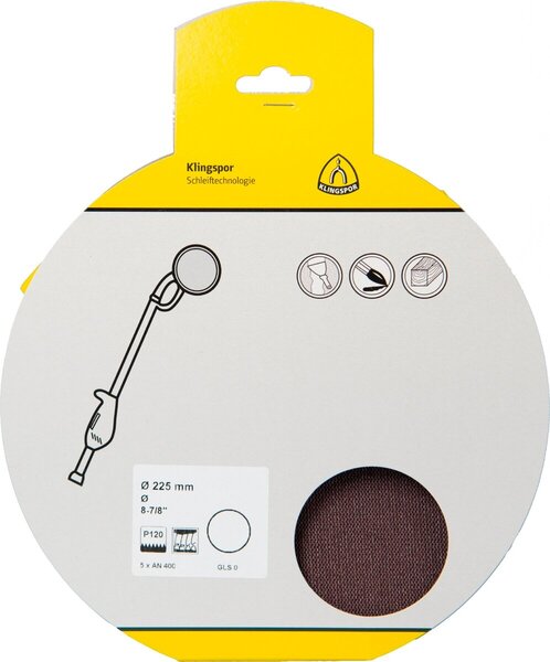 Klingspor Klingspor AN400 Schuurgaas met klittenband - K240 - 225mm - 5 stuks