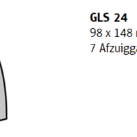 Klingspor Klingspor PS33 CK Schuurschijf - GLS24 - K120 - 148x98mm - 5 stuks