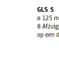 Klingspor Klingspor PS33 CK Schuurschijf - GLS5 - K60 - 125mm -  5 stuks