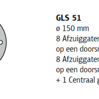 Klingspor Klingspor PS33 BK Schuurschijf - GLS51 - K240 - 150mm -  5 stuks