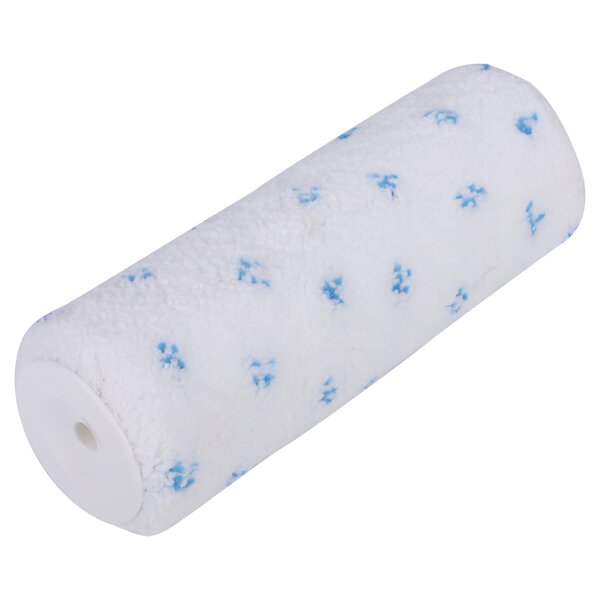 Copenhagen Pro Copenhagen Pro Microvezel Aflakroller - 9mm Poolhoogte - Blauw/Wit - 18cm
