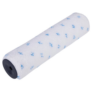 Copenhagen Pro Microvezel Aflakroller - 9mm Poolhoogte - Blauw/Wit - 25cm