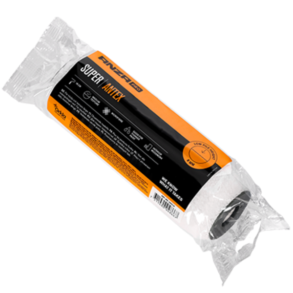 Anza Pro Anza Pro Antex Verfroller - 8mm Poolhoogte - Microvezel - Wit - Mini - 15cm