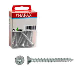 HAPAX Houtschroef Verzinkt 5x45mm T25 - 40 stuks