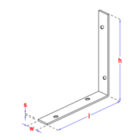 PGB Europe PGB Europe Stoelhoek Verzinkt - 15x50x50mm